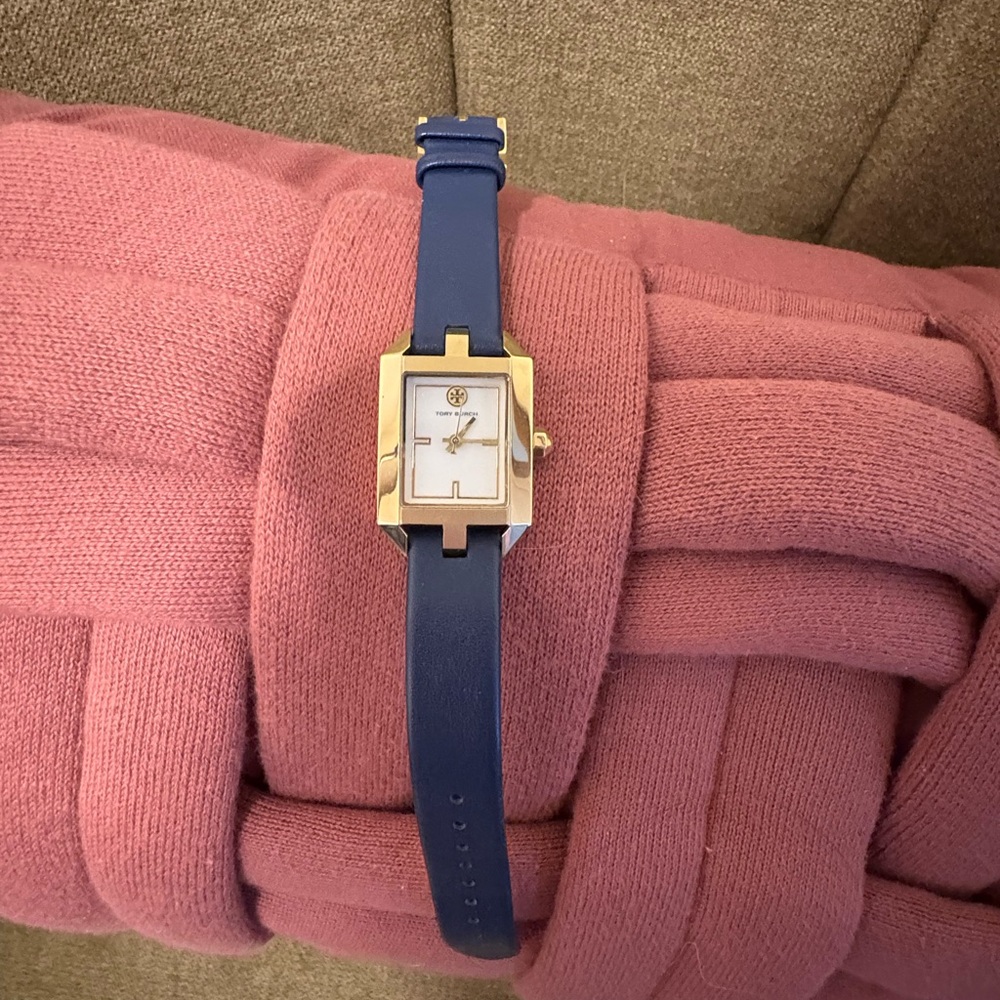 Tory Burch Navy and Gold Women's Watch